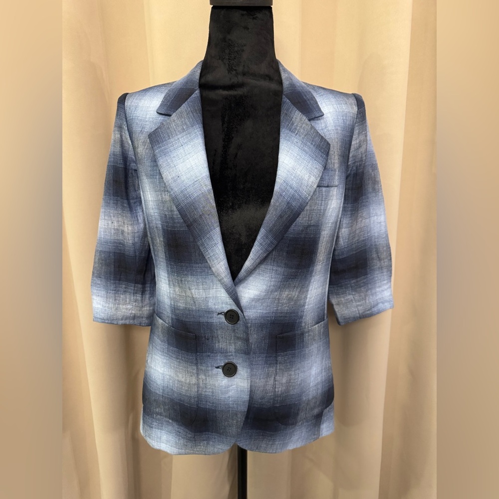 Smythe Blazer amazing blue plaid!